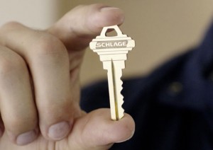 Schlage-door-key-for lock